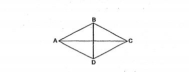 Question Image of ABCD is a rhombus. Which line is parallel to AB?  .